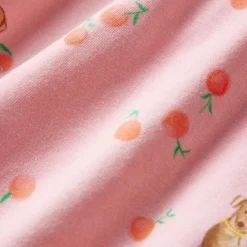 vidaXL Ropa Y Accesorios-Vestido infantil con cordón naranja claro 116