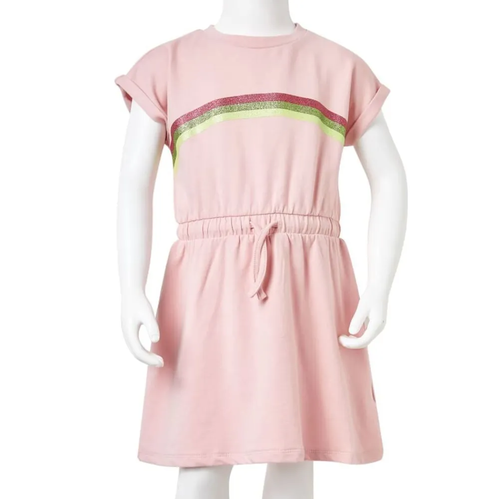 vidaXL Ropa Y Accesorios-Vestido infantil con cordón claro 104