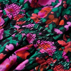 vidaXL Vestido infantil de manga larga rosa chillón 92 Sale