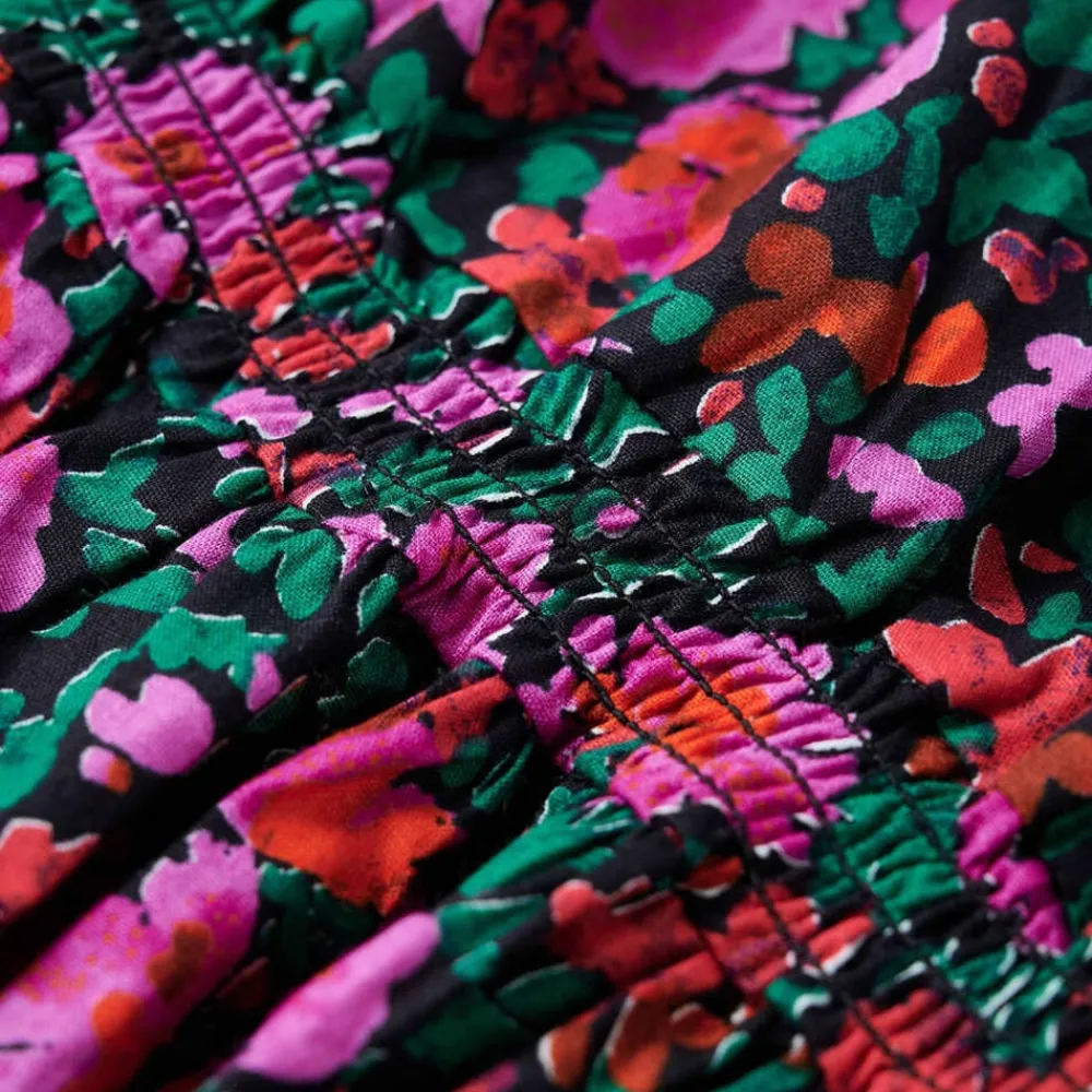 vidaXL Vestido infantil de manga larga rosa chillón 92 Sale