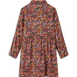 vidaXL Ropa Y Accesorios-Vestido infantil de manga larga multicolor 104