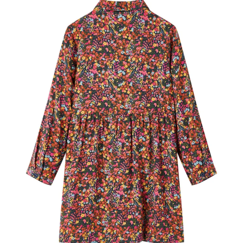 vidaXL Ropa Y Accesorios-Vestido infantil de manga larga multicolor 104