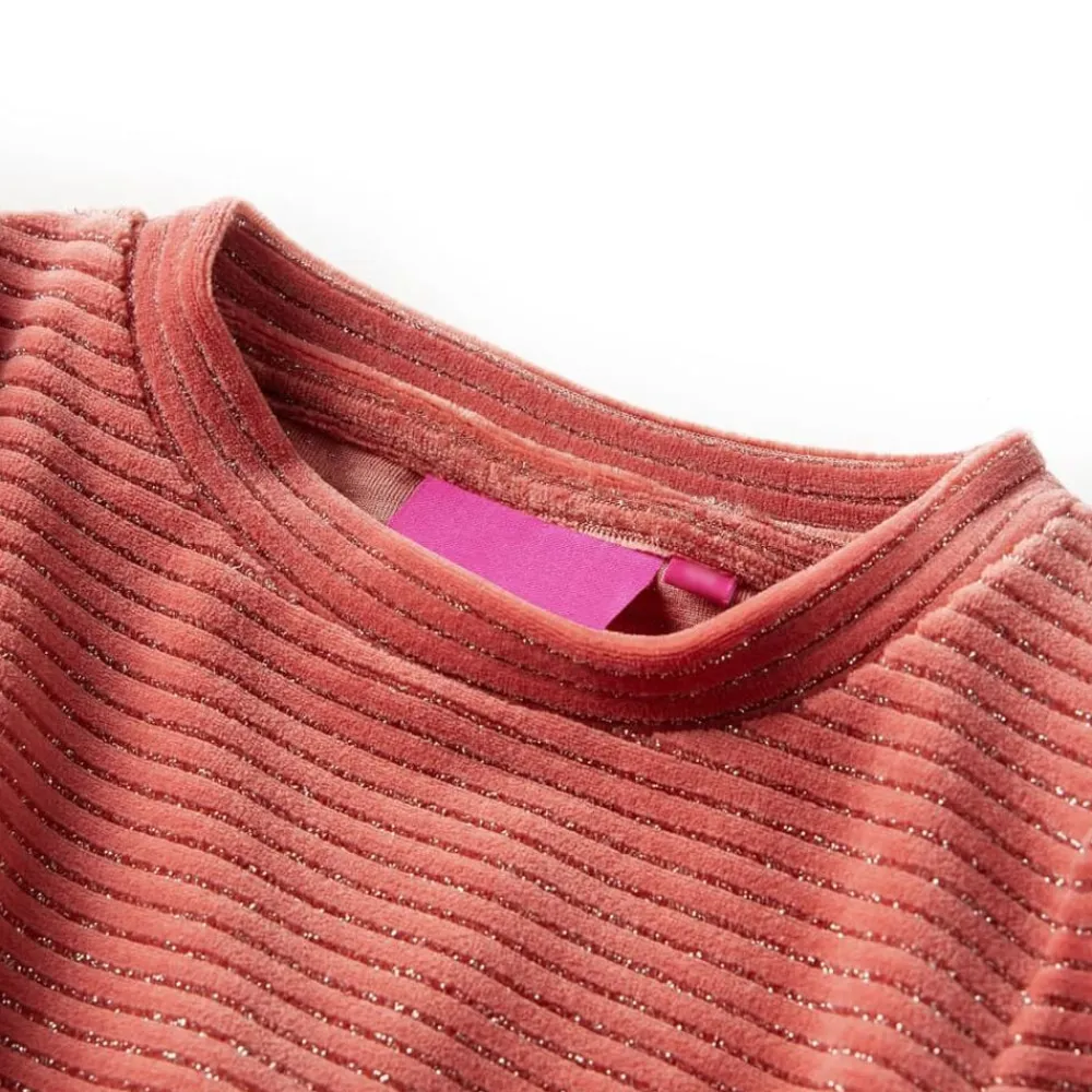 vidaXL Vestido infantil de manga larga rosa 92 Online