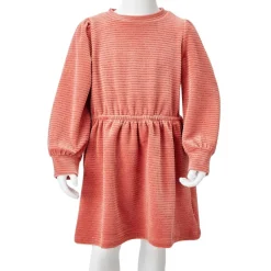 vidaXL Vestido infantil de manga larga rosa 92 Online