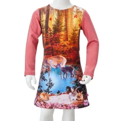 vidaXL Ropa Y Accesorios-Vestido infantil de manga larga 104