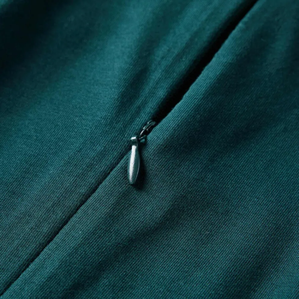 vidaXL Vestido infantil de manga larga 104 Verde oscuro Best