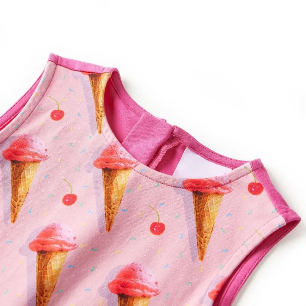 vidaXL Ropa Y Accesorios-Vestido infantil rosa brillante 104