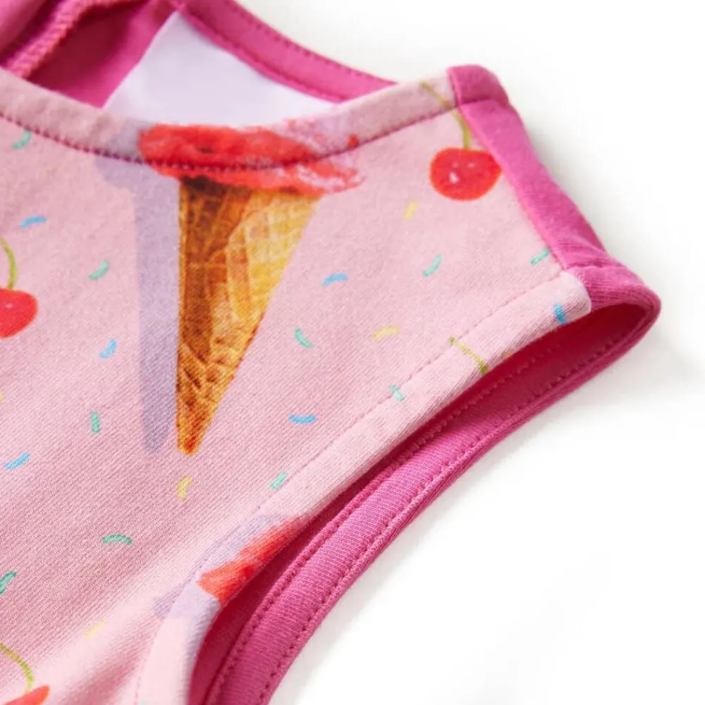 vidaXL Ropa Y Accesorios-Vestido infantil rosa brillante 104
