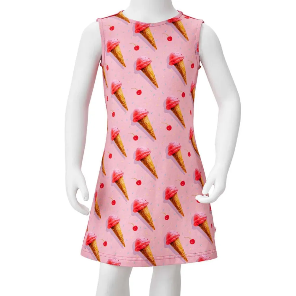 vidaXL Ropa Y Accesorios-Vestido infantil rosa brillante 104