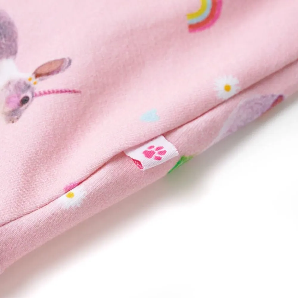 vidaXL Vestido infantil rosa claro 104 Best
