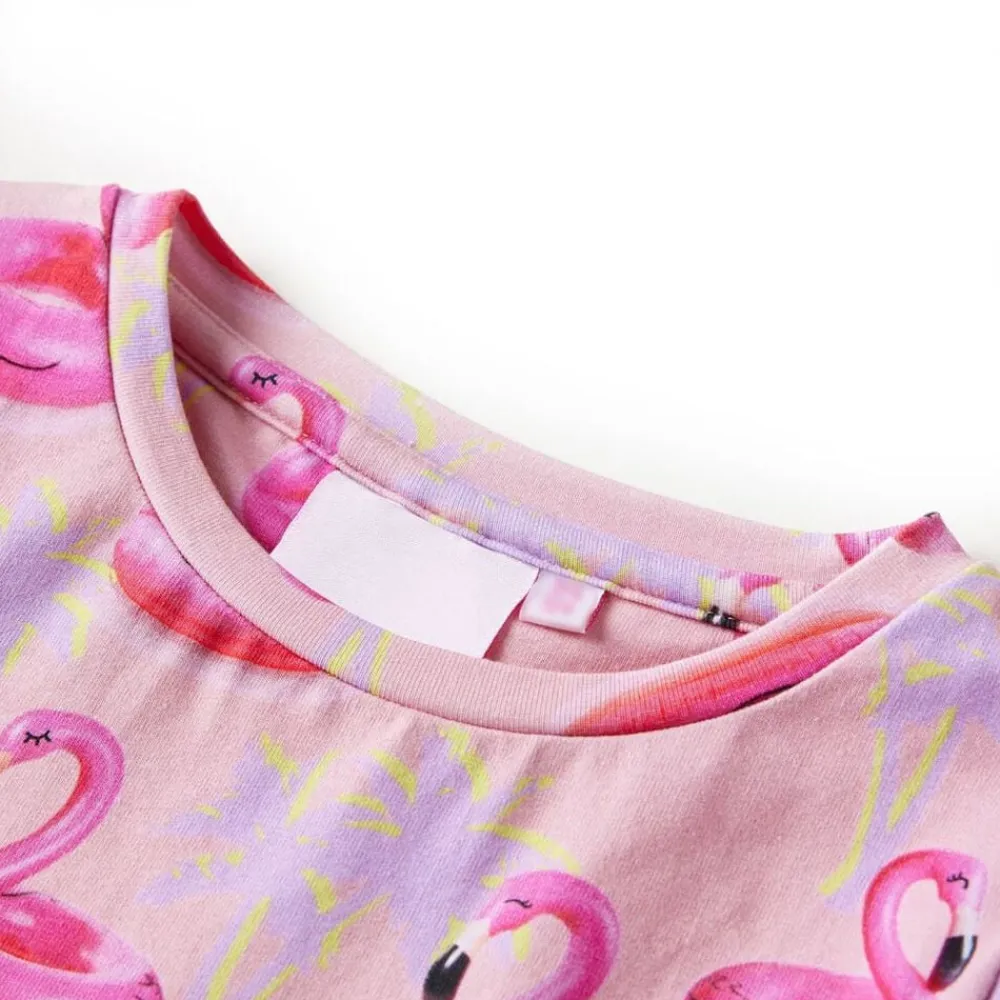vidaXL Ropa Y Accesorios-Vestido infantil rosa claro 92
