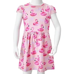 vidaXL Ropa Y Accesorios-Vestido infantil rosa claro 92