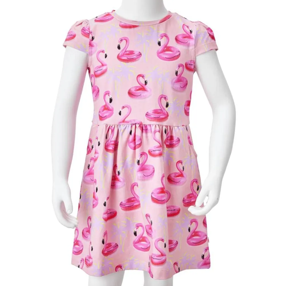vidaXL Ropa Y Accesorios-Vestido infantil rosa claro 92