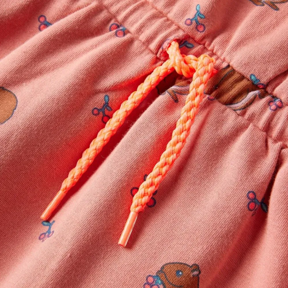 vidaXL Vestido infantil rosa palo 92