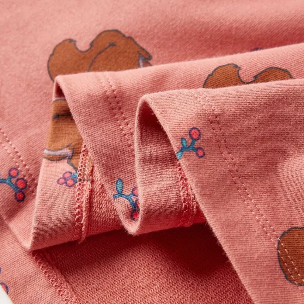 vidaXL Vestido infantil rosa palo 92