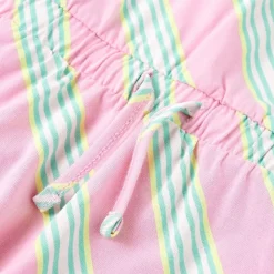 vidaXL Vestido infantil sin mangas con cordón rosa 104 Hot