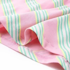 vidaXL Vestido infantil sin mangas con cordón rosa 104 Hot