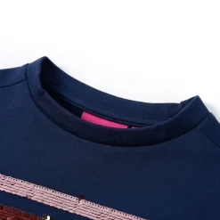 vidaXL Vestido sudadera infantil azul marino 92 Sale