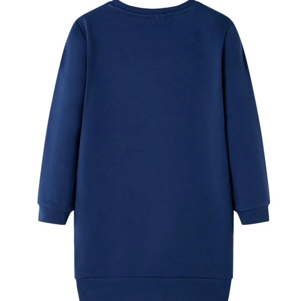 vidaXL Vestido sudadera infantil azul marino 92 Sale