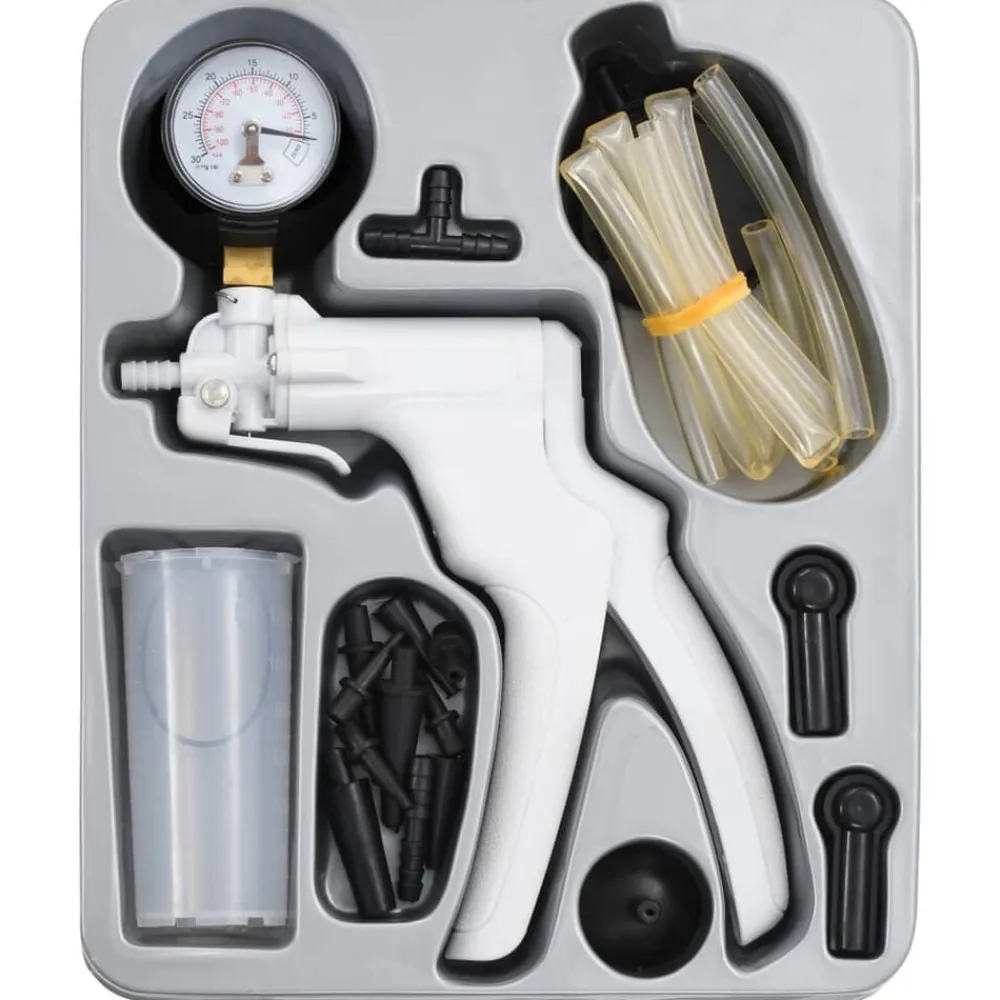vidaXL vidaX Kit de purgador de frenos y bomba de vacío Best