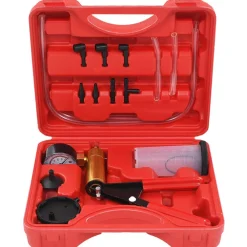 vidaXL Equipo & Herramientas De Taller-vidaX Kit de purgador de frenos y bomba de vacío