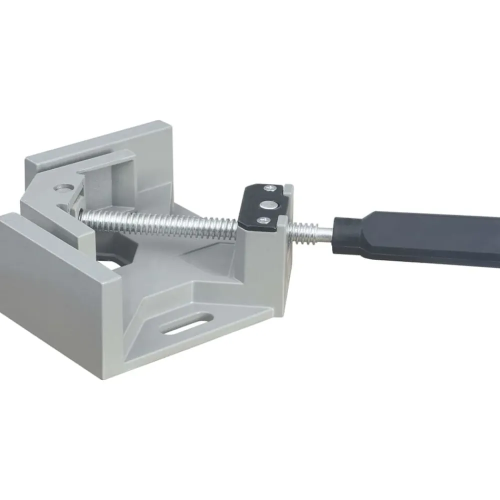 vidaXL Herramientas-Abrazadera en ángulo aluminio 95 mm