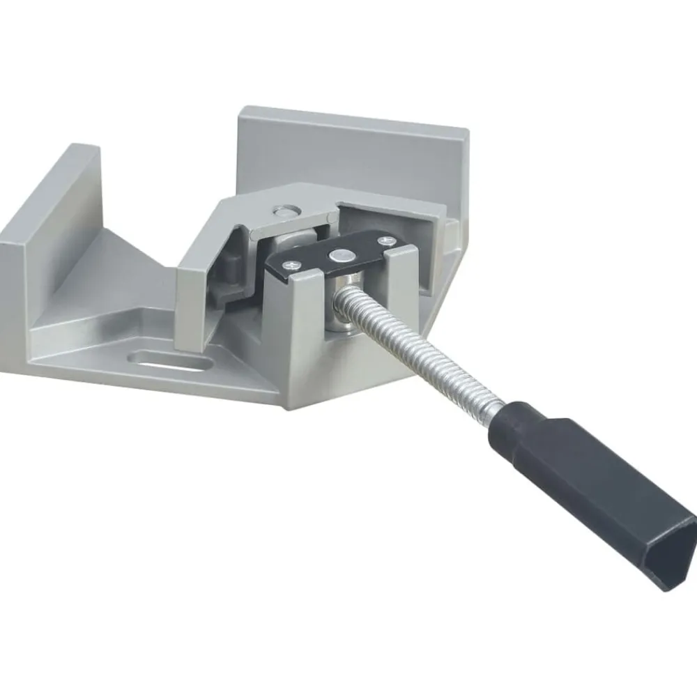 vidaXL Herramientas-Abrazadera en ángulo aluminio 95 mm