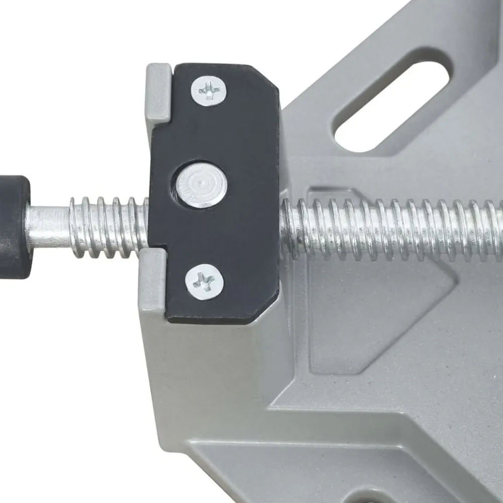 vidaXL Herramientas-Abrazadera en ángulo aluminio 95 mm