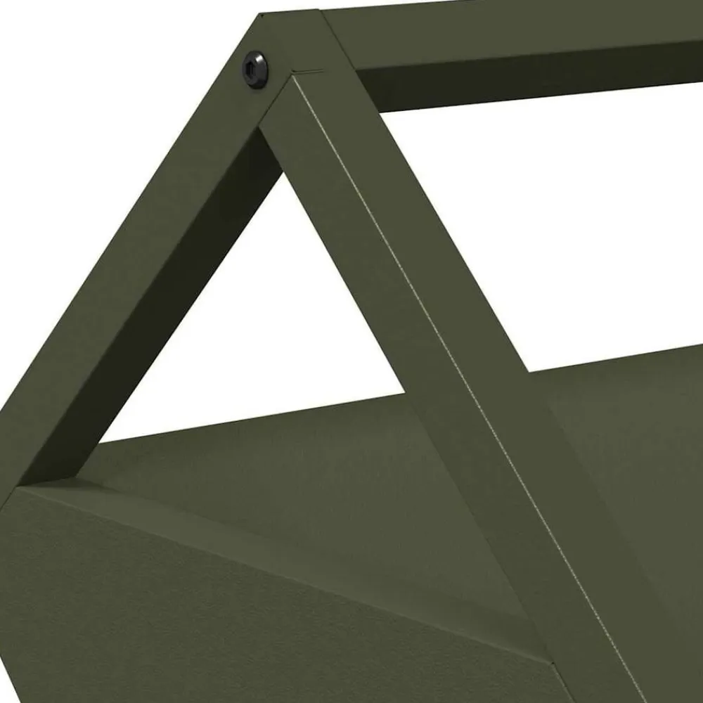 vidaXL Abrevadero para ganado 111 x 76 x 38 cm Verde oliva Best