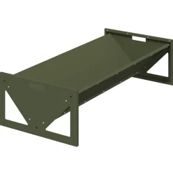 vidaXL Abrevadero para ganado 108 x 50 x 28 cm Verde oliva Discount