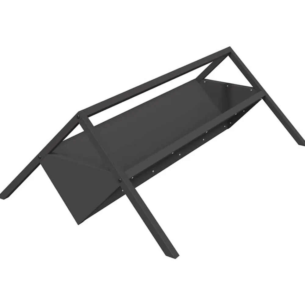 vidaXL Abrevadero para ganado 111 x 76 x 38 cm Negro Discount