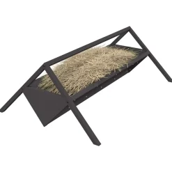 vidaXL Abrevadero para ganado 111 x 76 x 38 cm Negro Discount