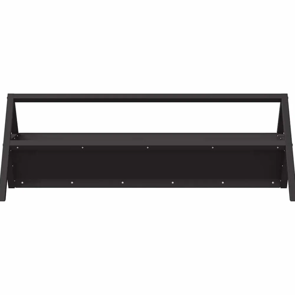 vidaXL Abrevadero para ganado 111 x 76 x 38 cm Negro Discount