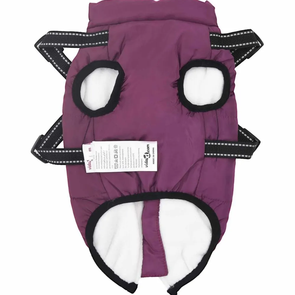 vidaXL Productos Para Mascotas-Abrigo para Perros L24 Vellón y poliéster