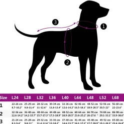 vidaXL Productos Para Mascotas-Abrigo para Perros L24 Vellón y poliéster
