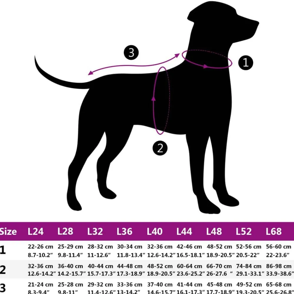 vidaXL Abrigo para Perros L24 Vellón y poliéster Rojo Hot