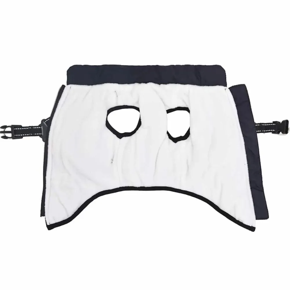vidaXL Productos Para Mascotas-Abrigo perro con arnés impermeable reflectante L24
