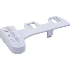 vidaXL Fontanería-Accesorio de bidé para inodoro 2 boquillas agua caliente y fría