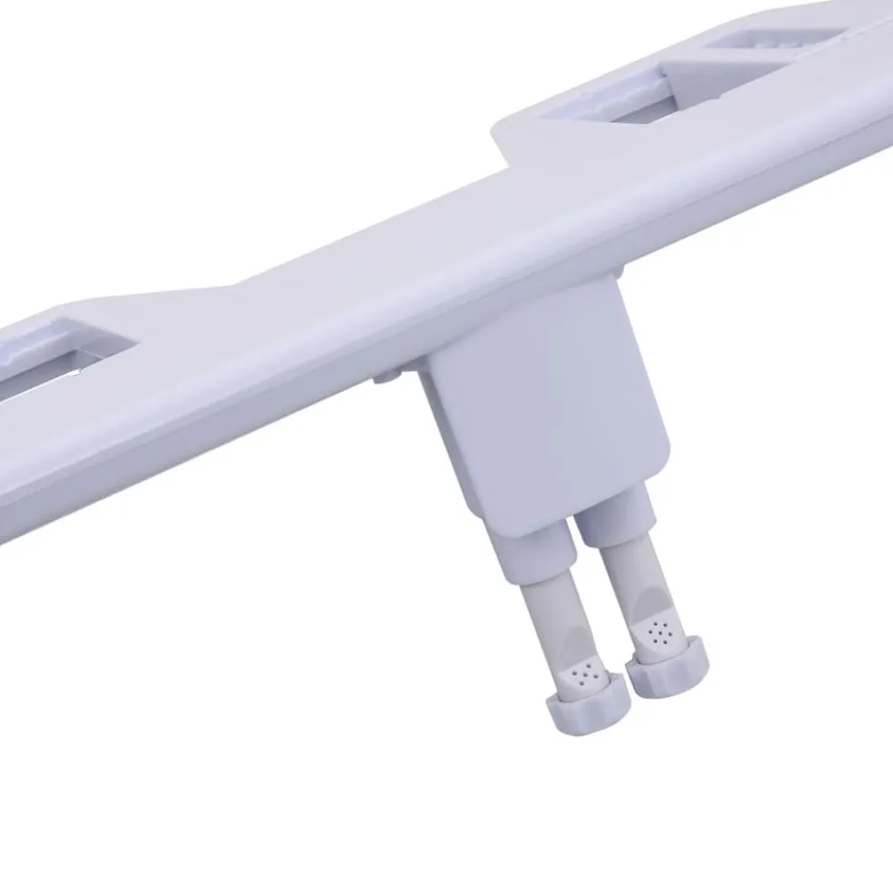 vidaXL Fontanería-Accesorio de bidé para inodoro 2 boquillas agua caliente y fría