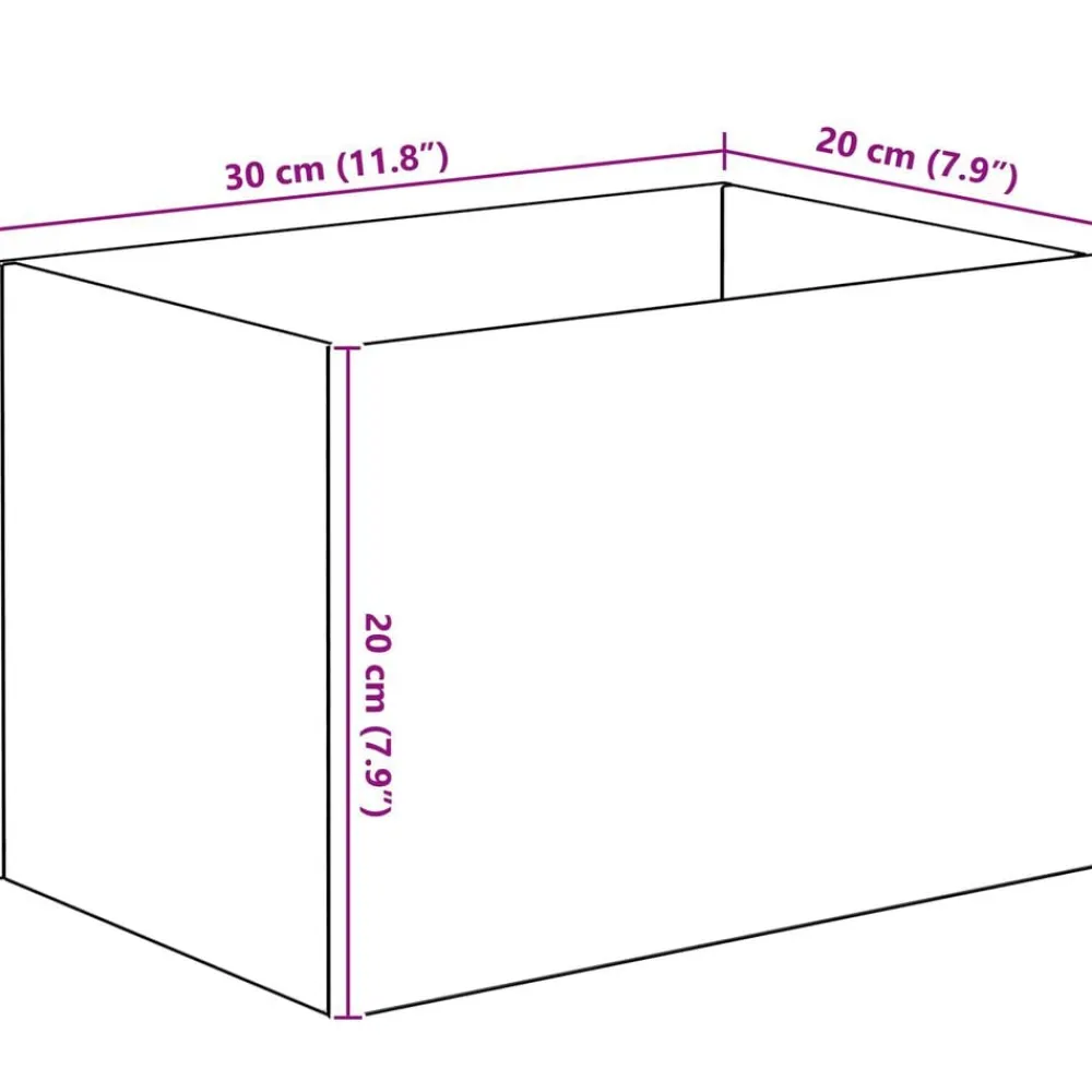 vidaXL Acuario con almacenamiento Transparente 30 x 20 x 20 cm Cristal Sale
