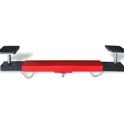 vidaXL Equipo & Herramientas De Taller-Adaptador de Viga Transversal de 2 toneladas rojo