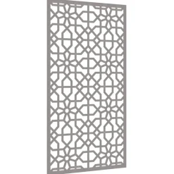 vidaXL Decoración-Adorno de pared de jardín acero corten diseño morisco 105x55 cm