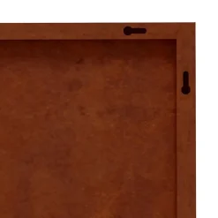 vidaXL Decoración-Adorno de pared de jardín acero corten cabeza de Buda 55x55 cm