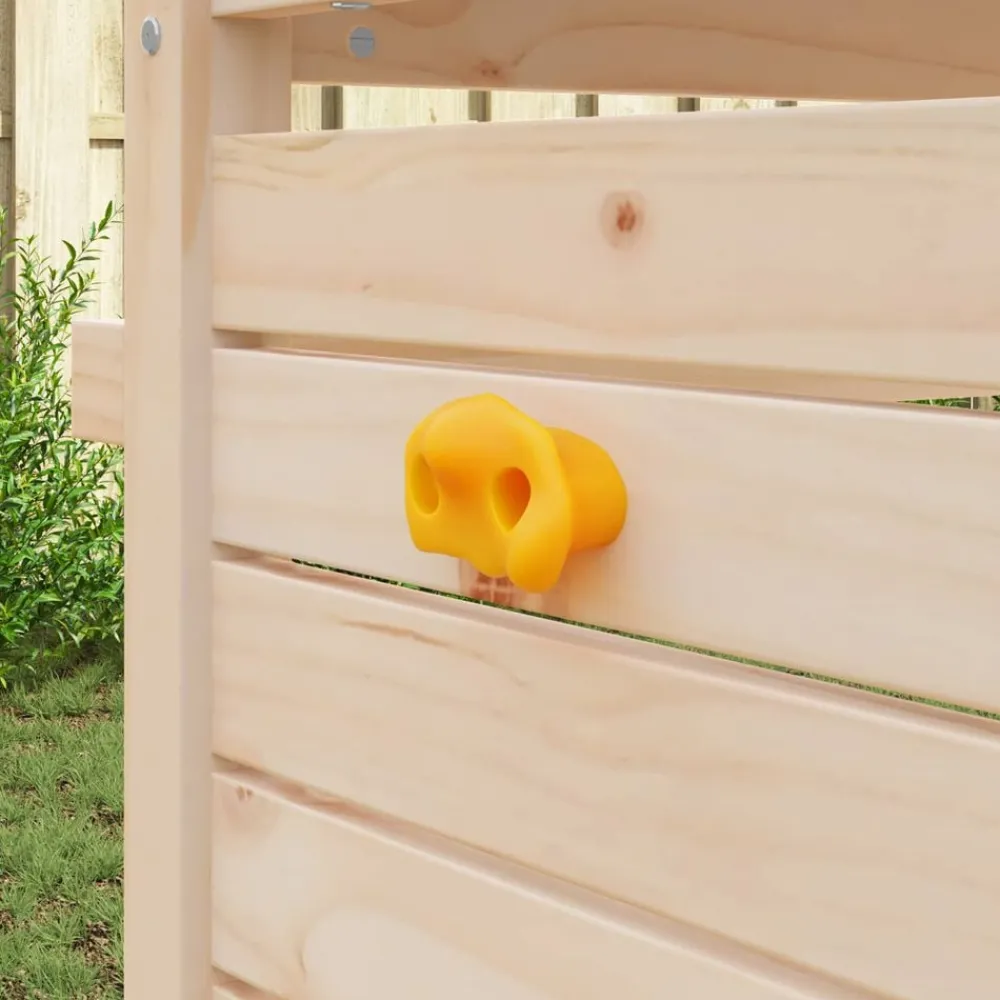 vidaXL Agarre de escalada 2 pcs 100 x 67 x 43 mm PP Amarillo Discount