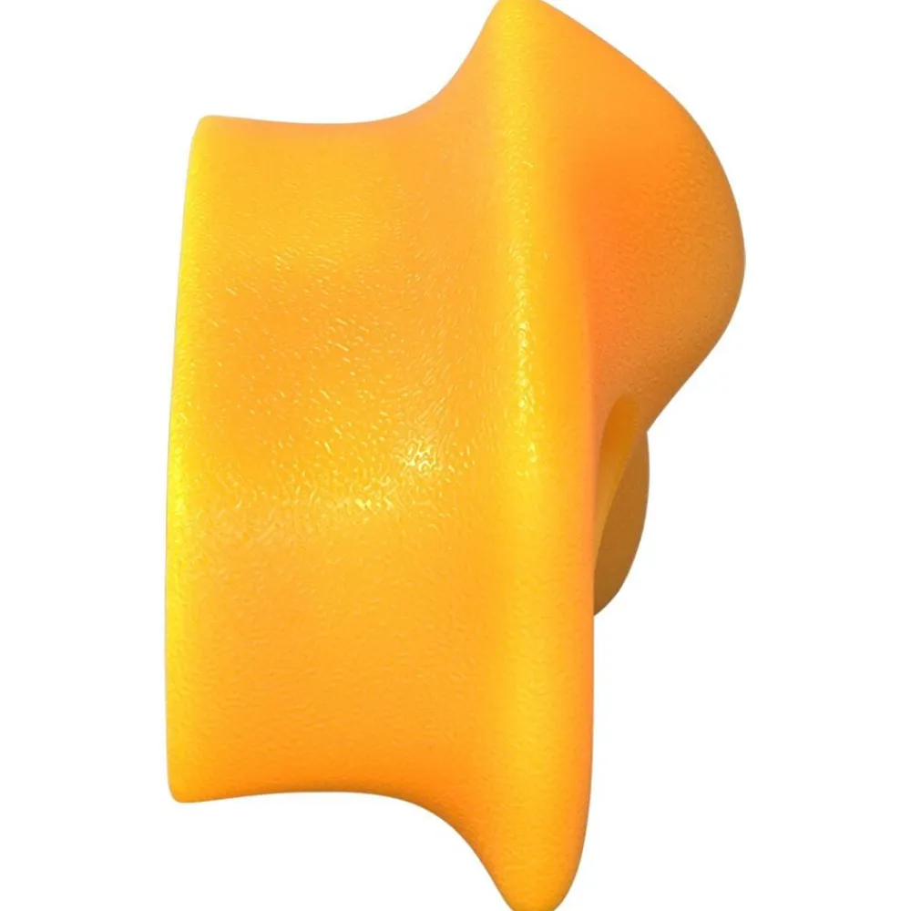 vidaXL Agarre de escalada 2 pcs 100 x 67 x 43 mm PP Amarillo Discount