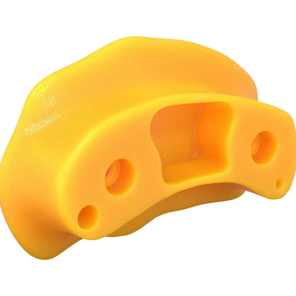 vidaXL Agarre de escalada 2 pcs 100 x 67 x 43 mm PP Amarillo Discount