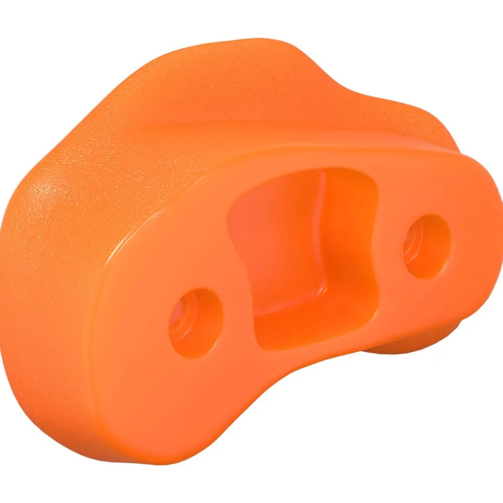 vidaXL Agarre de escalada 2 pcs 100 x 67 x 43 mm PP Naranja Best