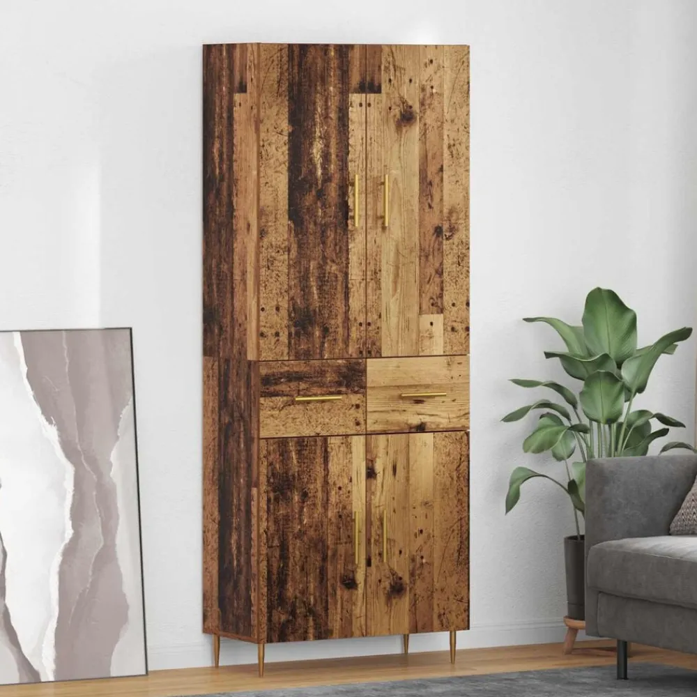 vidaXL Armarios Y Almacenamiento-Alacena 69,5 x 34 x 180 cm Madera contrachapada