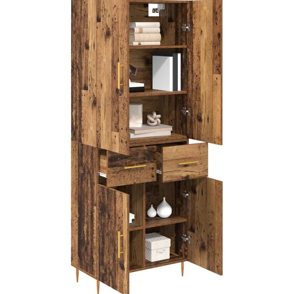 vidaXL Armarios Y Almacenamiento-Alacena 69,5 x 34 x 180 cm Madera contrachapada