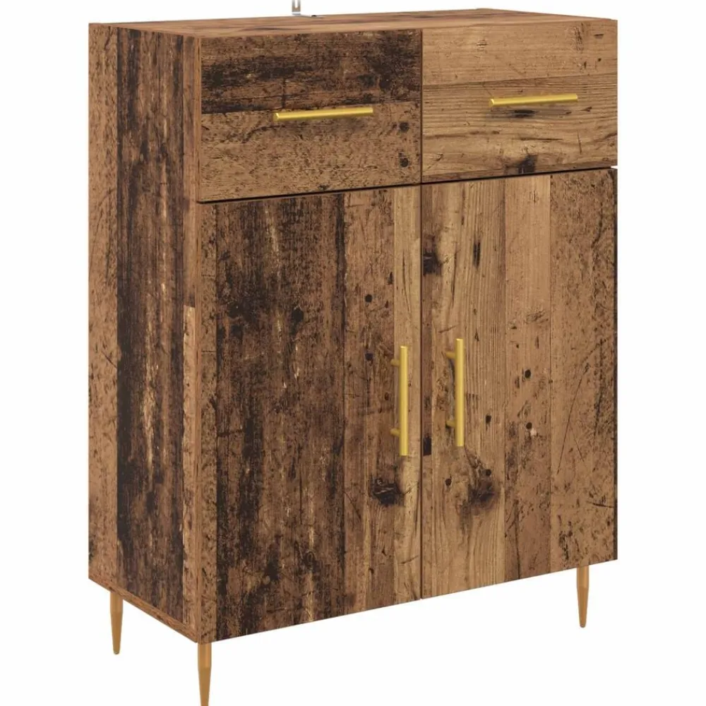 vidaXL Armarios Y Almacenamiento-Alacena 69,5 x 34 x 180 cm Madera contrachapada